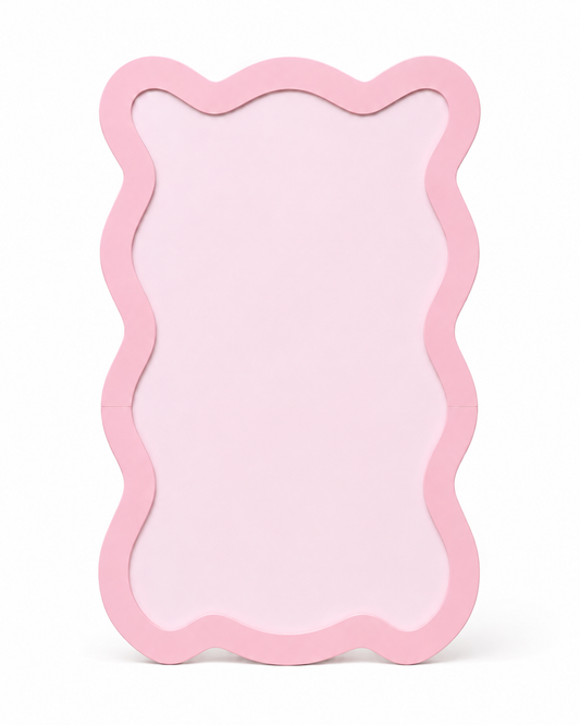 Mila | Pink Wavy Backdrop