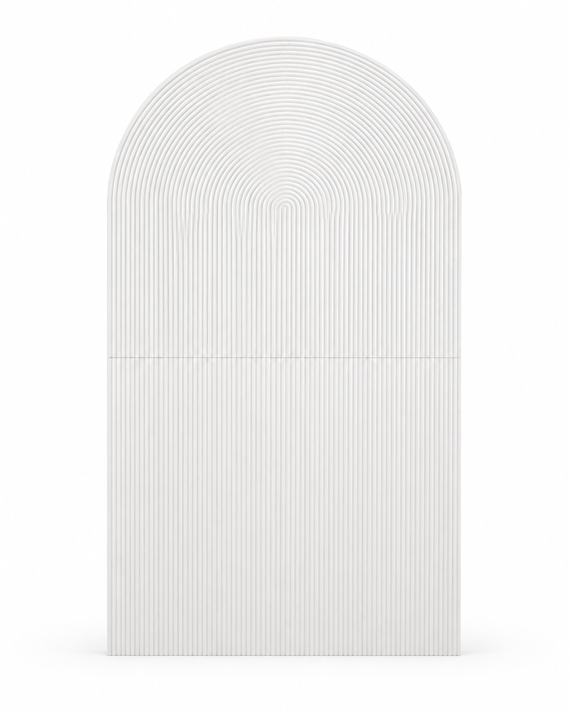 Florence | White Ribbed Backdrop